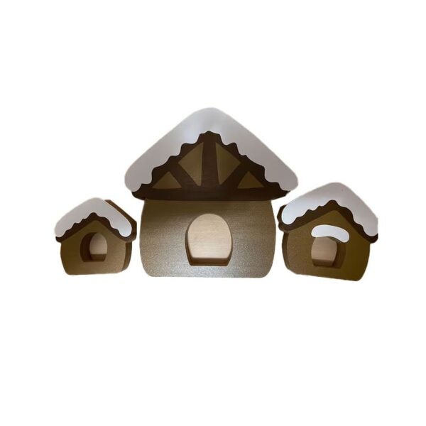 Thun - Set 3 Casette in legno - Cuore Settimana Presepe