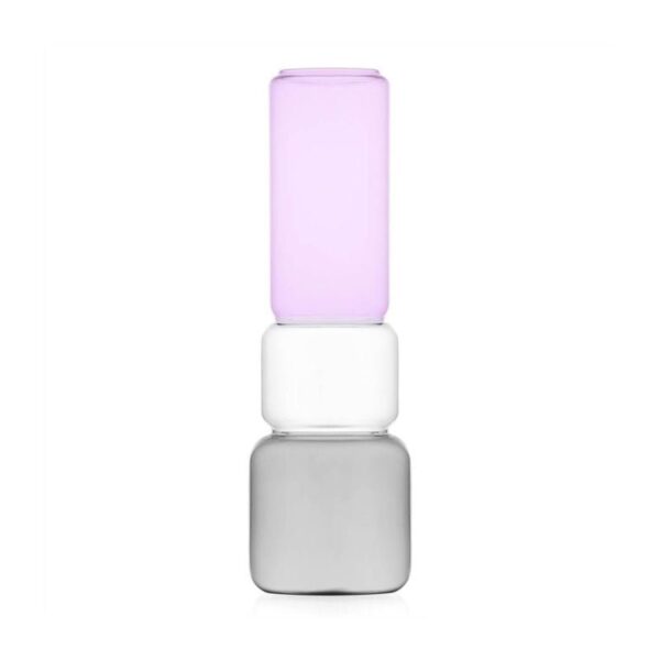 Ichendorf Milano - Vaso smoke/clear/rosa - Revolve