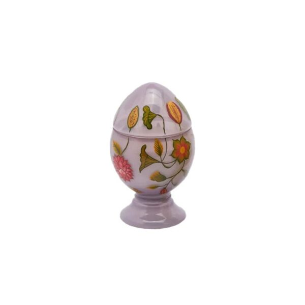 EDG Enzo De Gasperi - Candela Uovo Ovetto di Pasqua 17cm Viola
