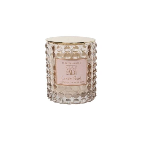 AD - Candela profumata Cream Pearl, 9x8 Panna