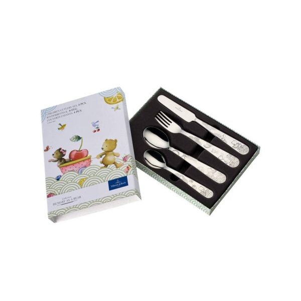Villeroy & Boch - Set 4 posate per bambini - Hungry As A Bear