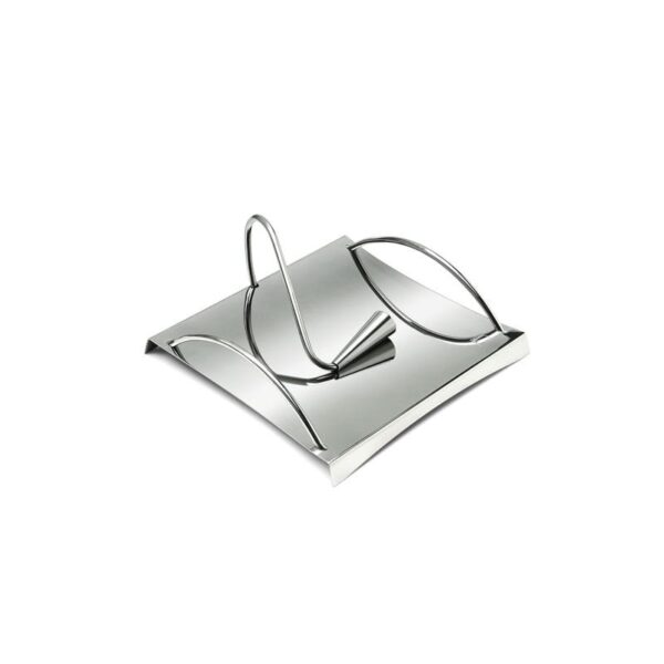 Giannini - Portatovaglioli acciaio inox  19 x 18 x 10 cm - Steel