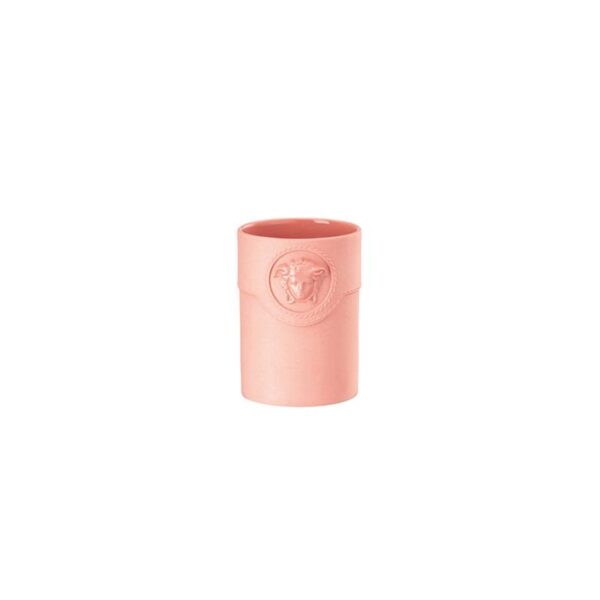 Rosenthal Versace - Vaso in porcellana 10 cm Pink - La Medusa Mini