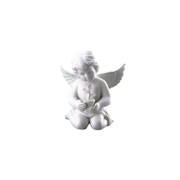 Rosenthal - Angelo grande con vaso - Angels Weiss Matt
