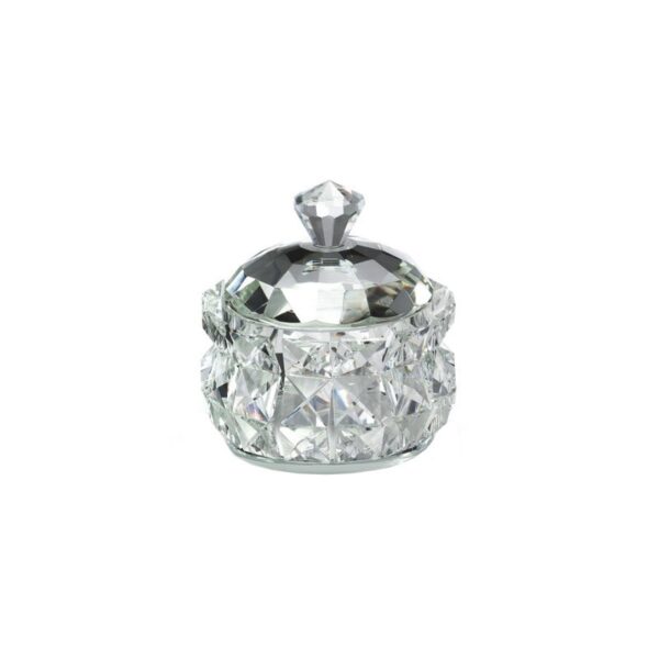 Fantin Argenti - Scatola in cristallo rotonda 15x15x15 cm - Diamante