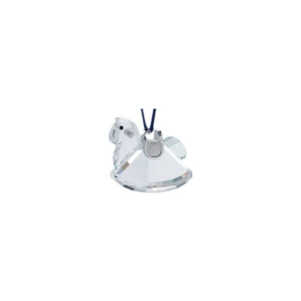 Swarovski - Decorazione Cavallo a dondolo con argento
