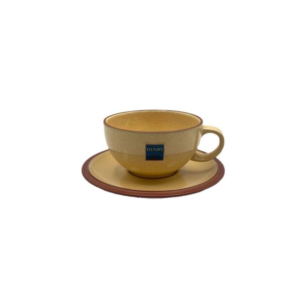 Denby - Tazza da tè con piattino - Juice Lemon Best