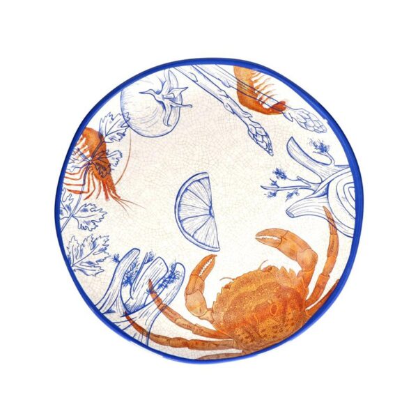 Rose & Tulipani - Vassoio rotondo in melamina 42 cm - Ocean Life