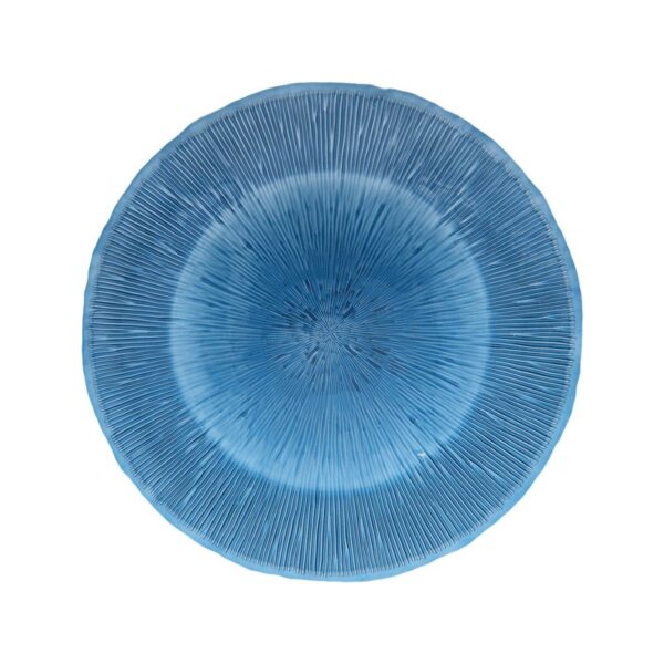 Rose & Tulipani - Set 2 pezzi sottopiatto in vetro 33 cm - Oceano Glass