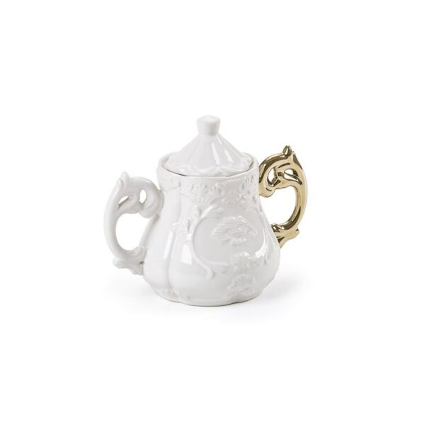 Seletti - Zuccheriera con manico oro - I-Wares Gold