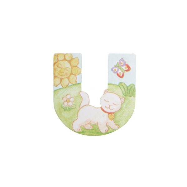 Thun - Lettera U in legno da parete