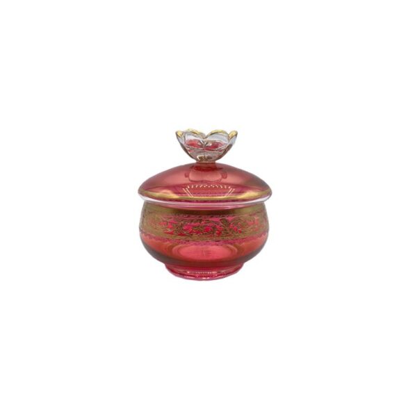 Griffe Montenapoleone - Barattolo in vetro Margherita Rosso - Pompadur
