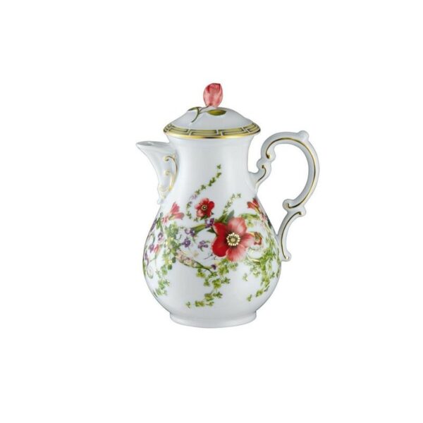 Rosenthal Versace - Caffettiera in porcellana 1,40 L - Flower Fantasy