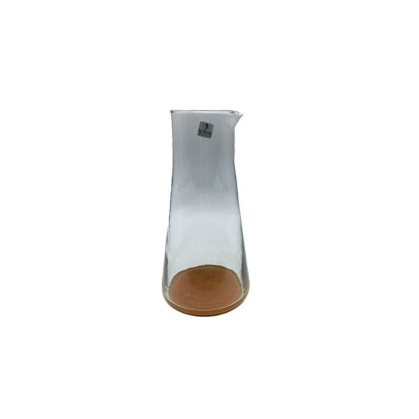 Le Perle - Brocca vetro h 23 cm arancio Plaza - Tagete