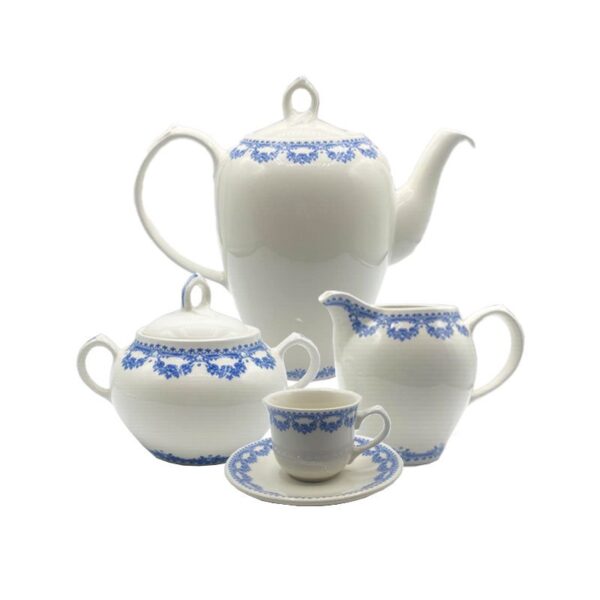 Royal Boch - Servizio Caffè 15 pz porcellana - Carlotta Bleu