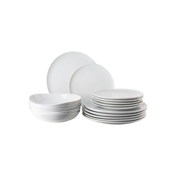 Rosenthal - Set da 18 pz piatti in porcellana - Junto Weiss