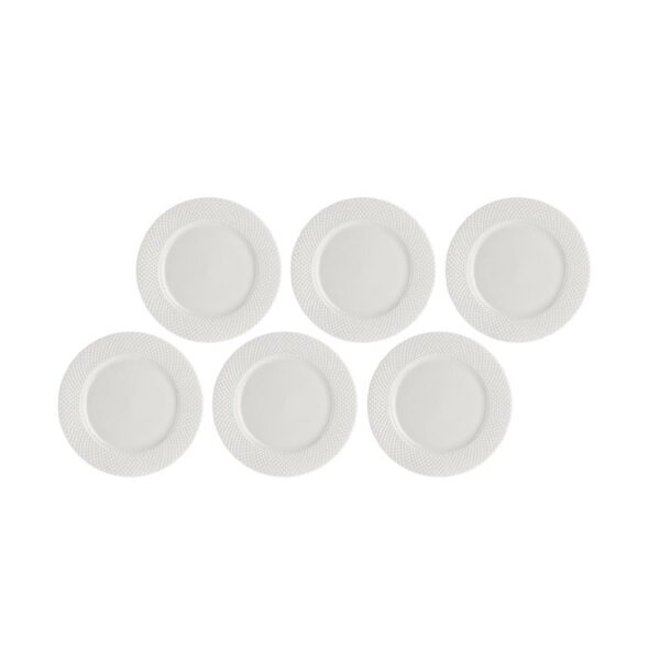 La Porcellana Bianca - Set 6 Piatti Frutta porcellana 20,2 cm - Richiamo