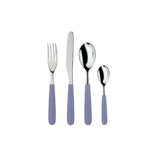 Alessi - Set posto tavola 4 posate Purple Grey - All-Time