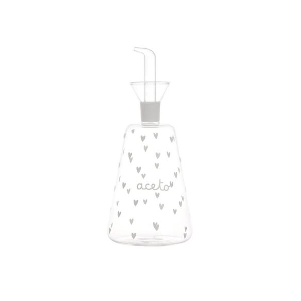 Simple Day - Bottiglia Conica 500 ml Aceto Cuori