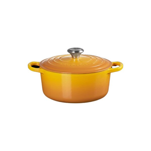 Le Creuset - Cocotte rotonda Evolution in ghisa vetrificata 24 cm Nectar - Signature