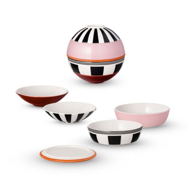 Villeroy & Boch - Set piatti 5 pezzi 14x14 cm - La petite Boule memphis