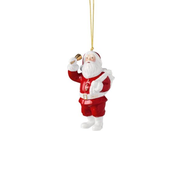Villeroy & Boch - Addobbo natalizio per albero Babbo Natale su slitta 7 cm - Annual Ornaments