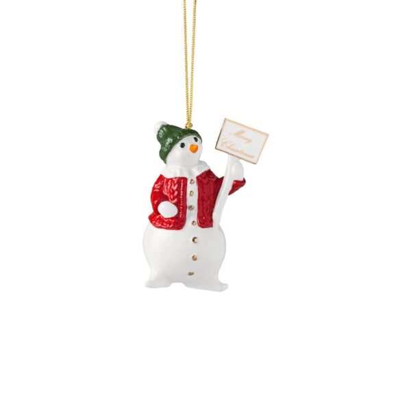 Villeroy & Boch - Addobbo per albero Pupazzo di neve 7 cm - Annual Ornaments