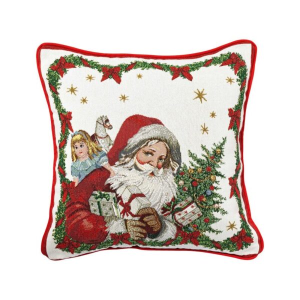 Villeroy & Boch - Cuscino gobelin Babbo Natale, 45x45 cm - Toy’s Fantasy