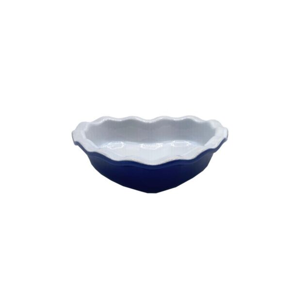 Emile Henry - Piattino a cuore porcellana Blu Cobalto