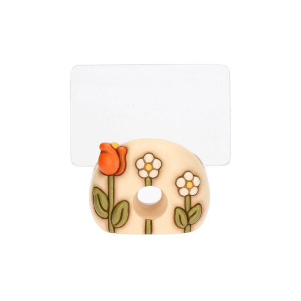 Thun - Portafoto in vetro e ceramica con base sagomata Happy Country