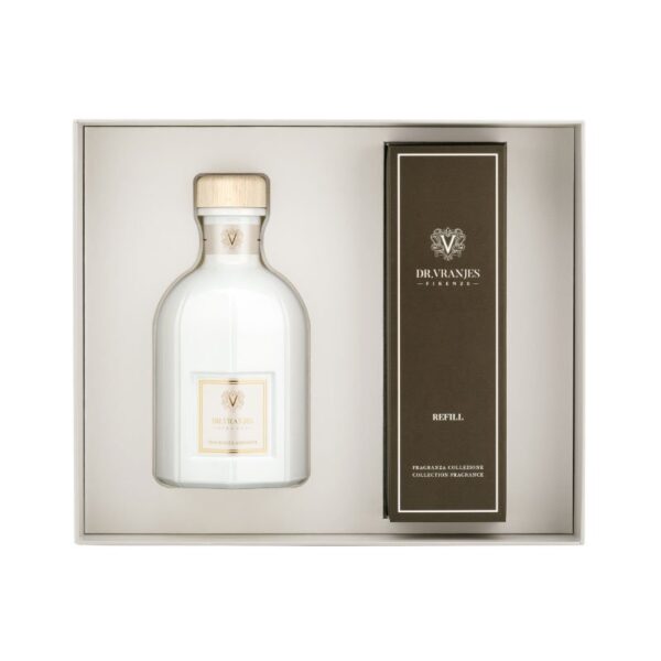 Dr. Vranjes - Gift Box Bottiglia vuota con Refill Spezie Rare - White Edition