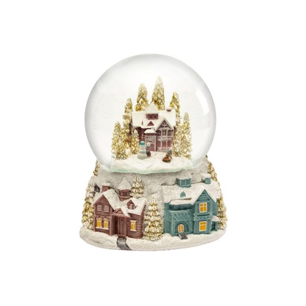 Lamart - Carillon Palla di neve con Paesaggio 17 cm