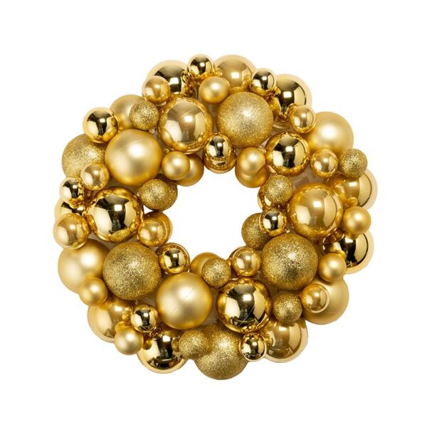 Lamart - Ghirlanda di Palline in Plastica Gold 33 cm