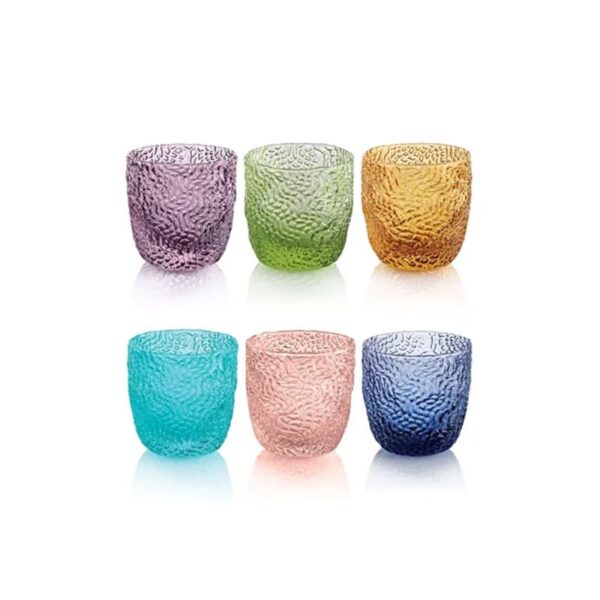 IVV - Set 6 bicchieri 30 cl colori assortiti - Tricot