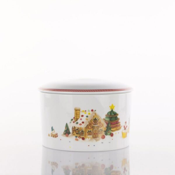 Weissestal - Biscottiera con coperchio 22xh16cm -  Sweet Natale