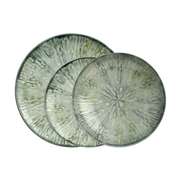 Arthur Krupp - Set 12 Pezzi Fusion Grey Porcellana