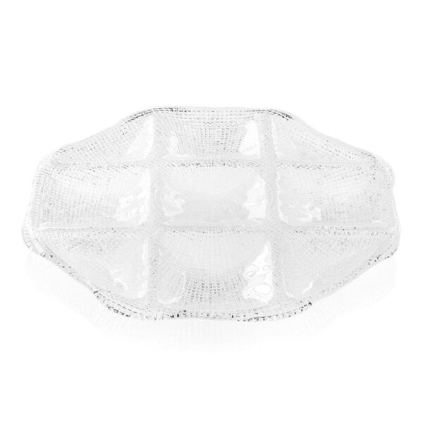 IVV Diamante antipastiera ottagonale trasparente Cm. 33x33