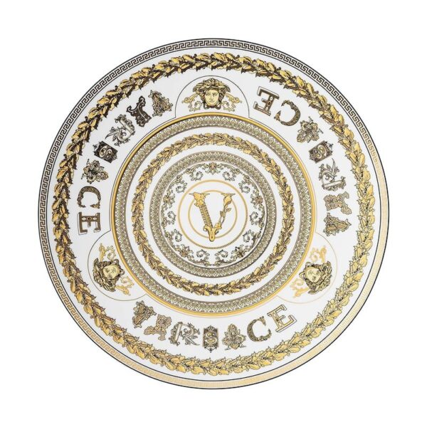 Rosenthal Versace - Piatto segnaposto 33 cm - Virtus Gala White
