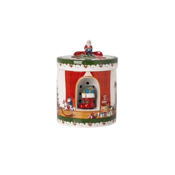 Villeroy & Boch - Scatola Rotonda grande "2021" 17x17x22 cm - Christmas Toys