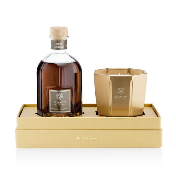 Dr. Vranjes - Fragranza D’ambiente Gift Box Oud Nobile Diffusore 250 ml e Candela 200 gr