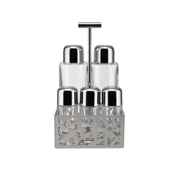 Alessi - Servizio per olio aceto sale pepe - Cactus!