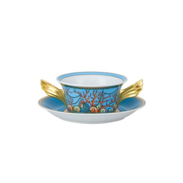 Rosenthal Versace - Tazza brodo Les Tresors de la Mer 2 pz