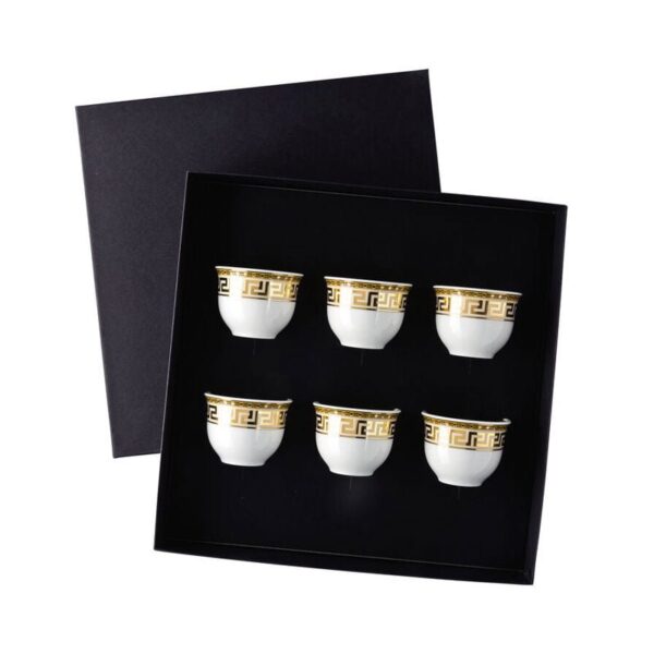 Rosenthal Versace - Set 6 bicchieri piccoli senza manico Prestige Gala