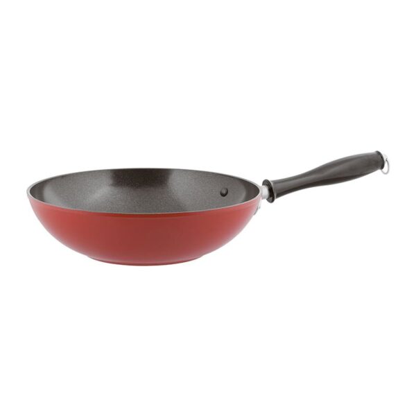 Sambonet - Wok Antiaderente Ø 28 Rosso - 1965 Vintage