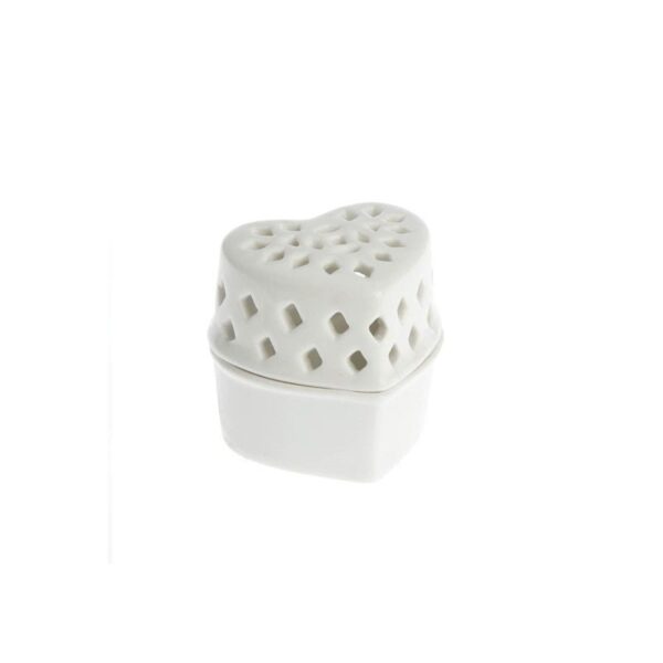 La Porcellana Bianca - Cuoricino Traforato 5 cm