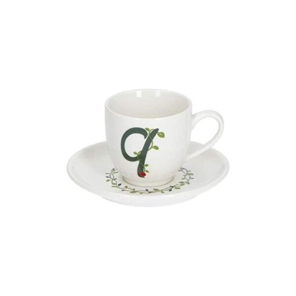 La Porcellana Bianca - Tazza Caffè con Piattino 'Q'