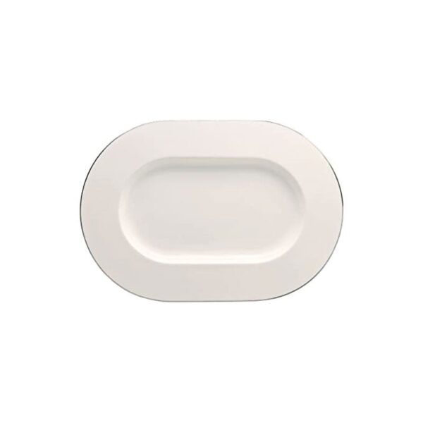 Rosenthal - Piatto ovale 41 cm - Brillance Ligne d'argent