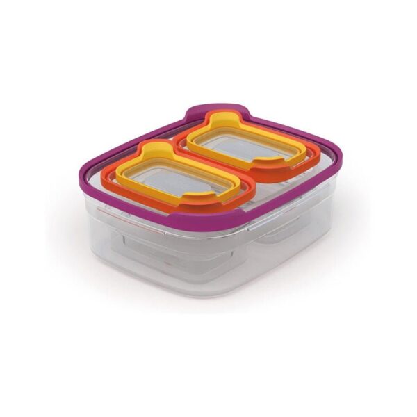 Joseph Joseph -  Set contenitori a grandezza scalare, 5 Pezzi, Multicolore