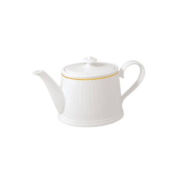 Villeroy & Boch - Teiera 1200 ml Bianco/Oro - Château Septfontaines