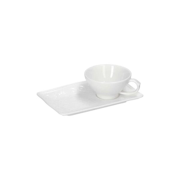 La Porcellana Bianca - Tazza Caffè c/vassoio 90 cc - Florentina